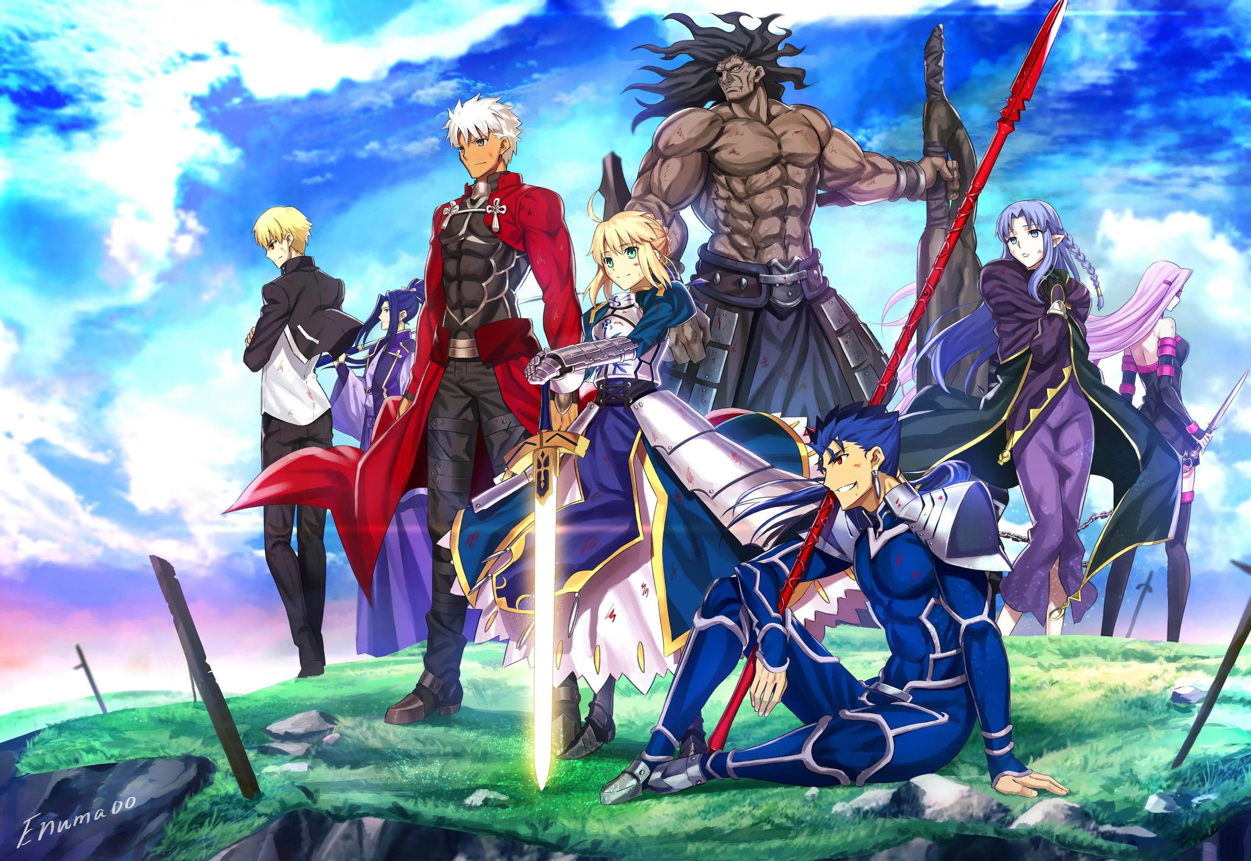 key visual horizontal de Unlimited Blade Work, Fate